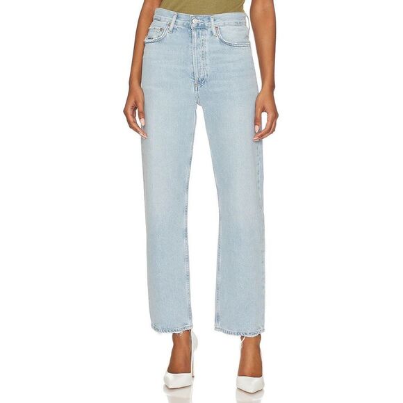 AGOLDE 90's Mid Rise Loose Jeans in Reputation - Picture 1 of 8